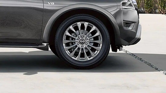 2023 Nissan Armada wheel and tire | Stevens Creek Nissan in Santa Clara CA