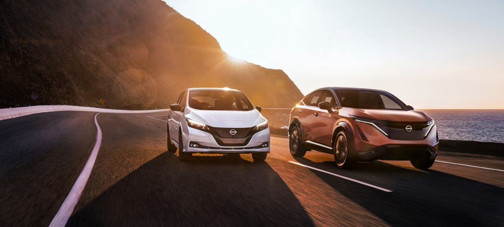 2025 Nissan Ariya and Leaf Electric Cars at Stevens Creek Nissan in Santa Clara