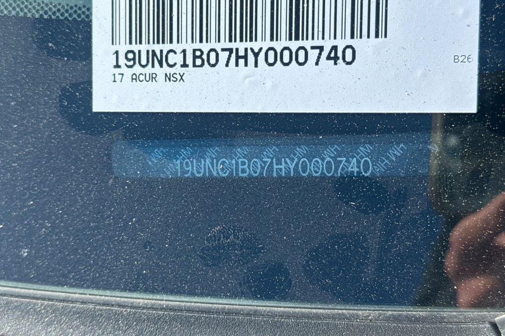 2017 Acura NSX Base SH-AWD