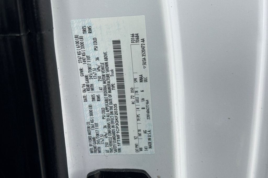 2016 Ford F-150 XL