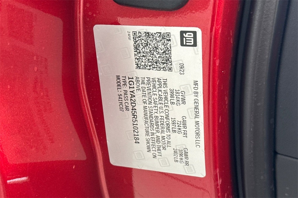 2024 Chevrolet Corvette Stingray 1LT