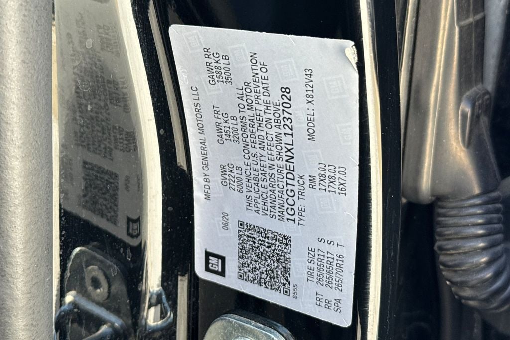 2020 Chevrolet Colorado Z71