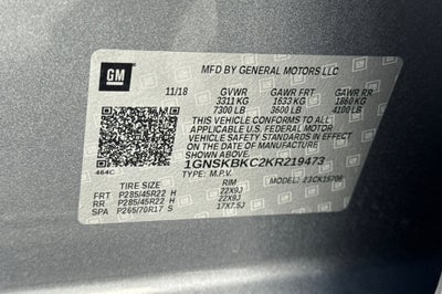 2019 Chevrolet Tahoe LT