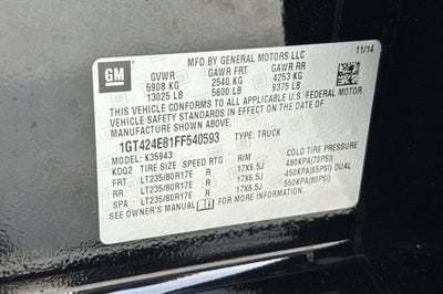 2015 GMC Sierra 3500HD Denali DRW