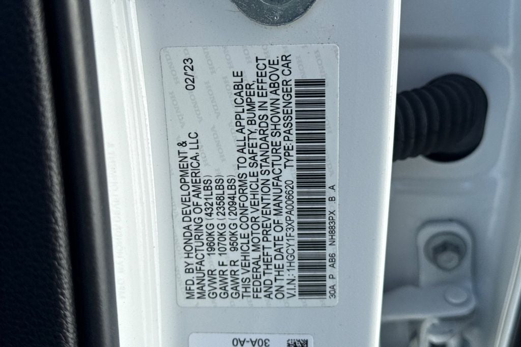 2023 Honda Accord EX