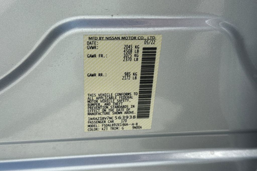 2022 Nissan Leaf S