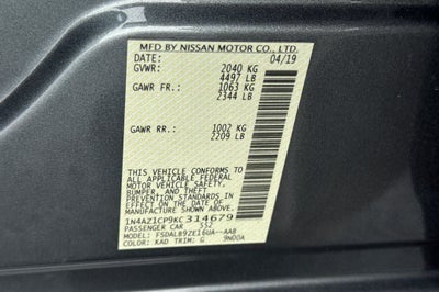 2019 Nissan Leaf S
