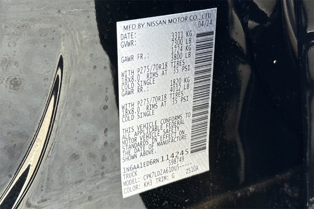 2024 Nissan Titan PRO-4X