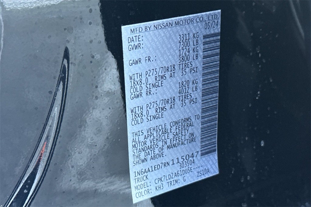 2024 Nissan Titan PRO-4X