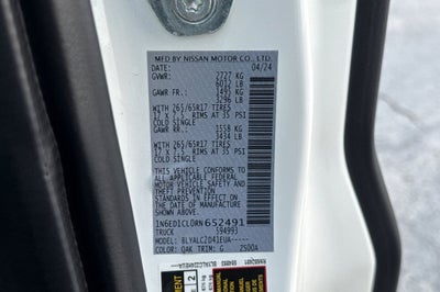 2024 Nissan Frontier SV