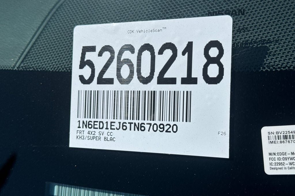 2026 Nissan Frontier SV