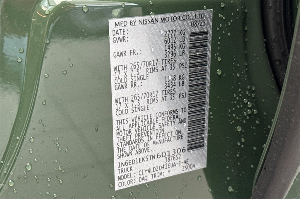 2026 Nissan Frontier PRO-4X