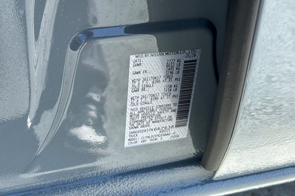 2026 Nissan Frontier PRO-4X