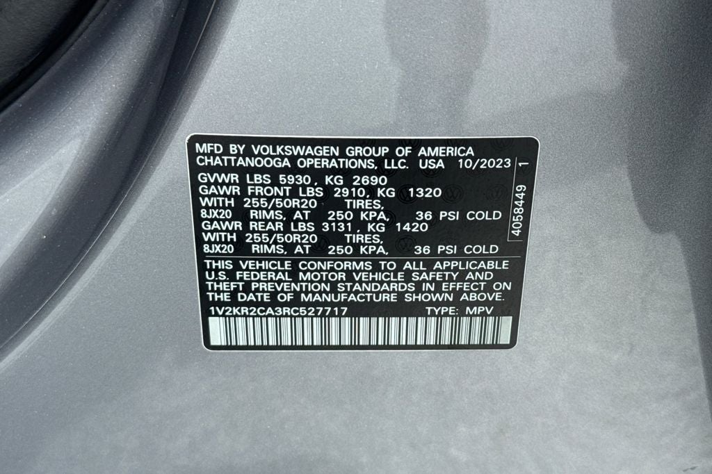 2024 Volkswagen Atlas 2.0T SE w/Technology
