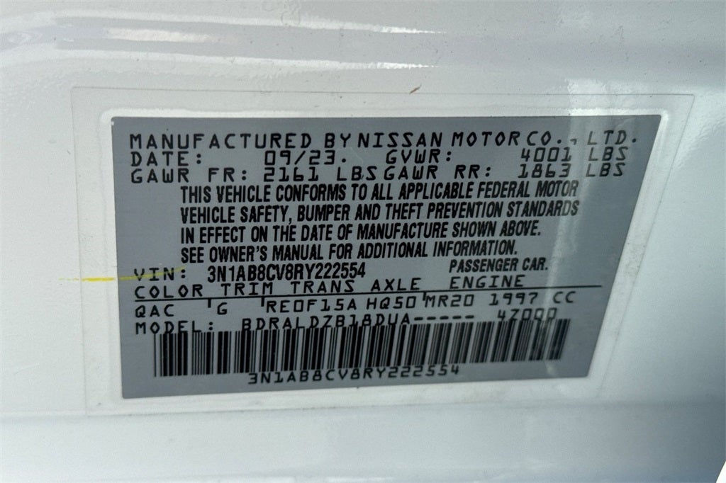 2024 Nissan Sentra SV