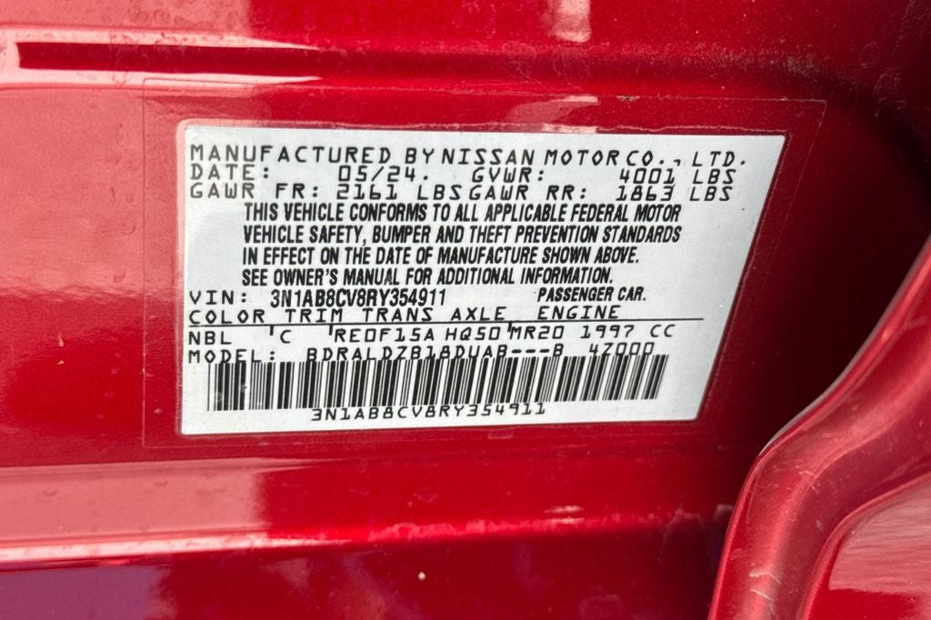 2024 Nissan Sentra SV