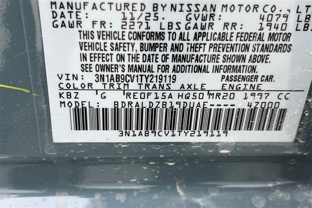 2026 Nissan Sentra SV