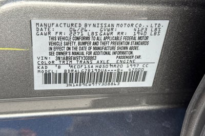 2026 Nissan Sentra SL