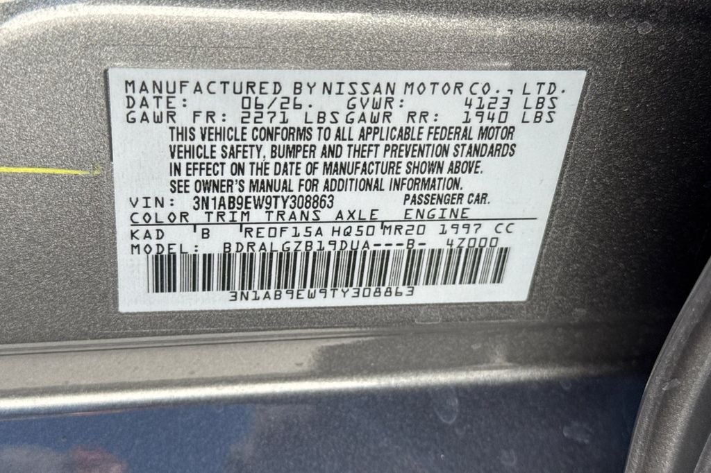 2026 Nissan Sentra SL