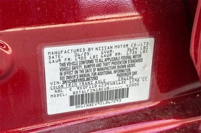 2025 Nissan Versa 1.6 SV