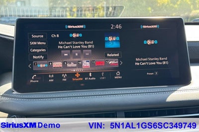 2025 INFINITI QX60 Sensory