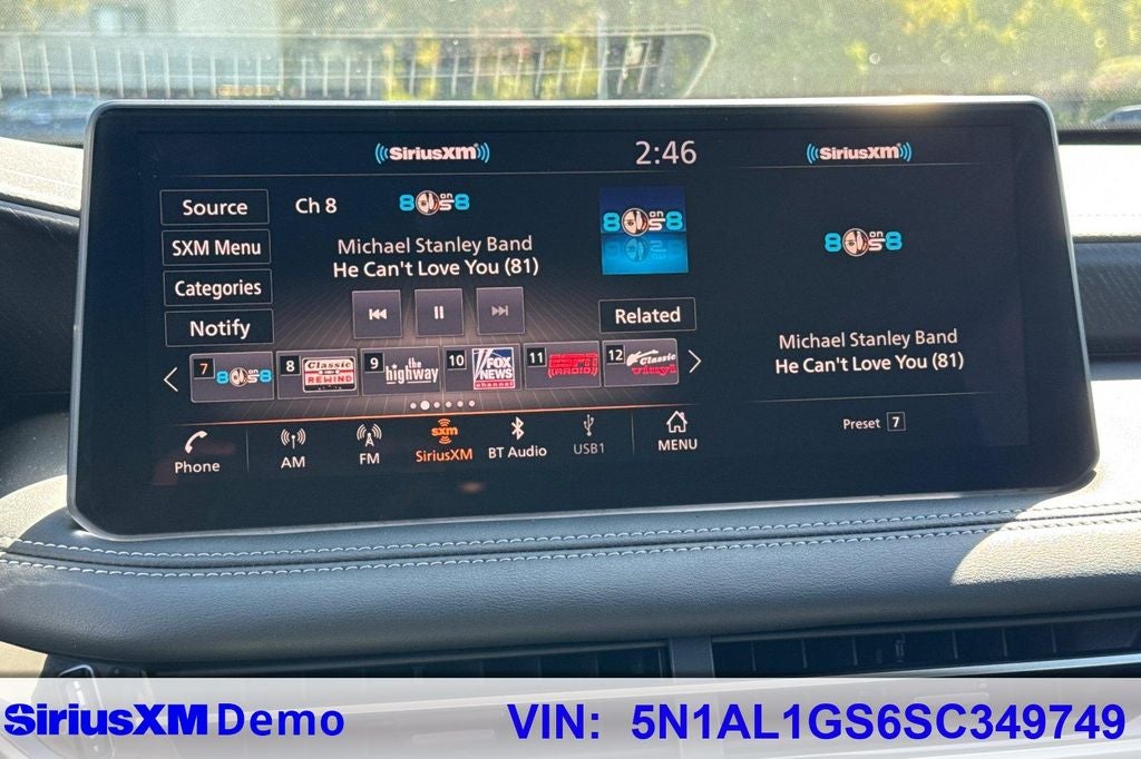 2025 INFINITI QX60 Sensory