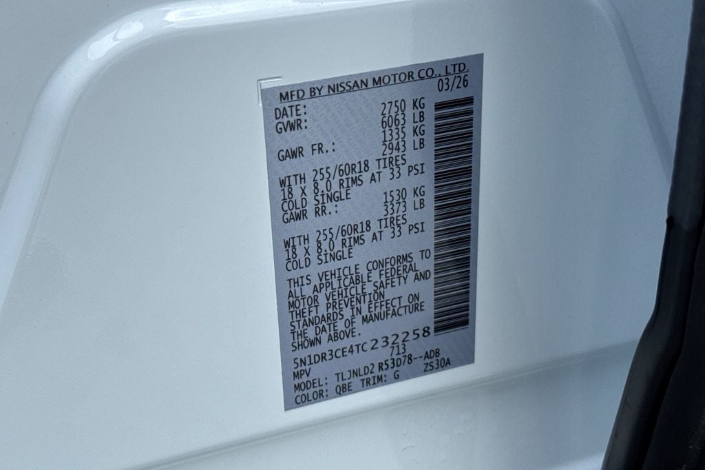 2026 Nissan Pathfinder SL