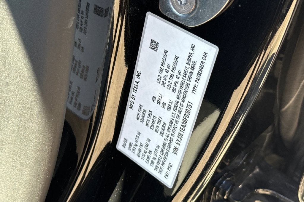 2025 Tesla Model 3 Long Range