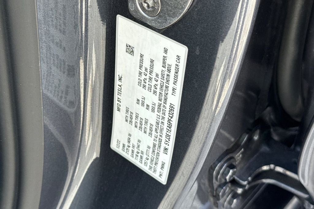 2023 Tesla Model 3 STANDARD RANGE