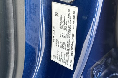 2020 Tesla Model 3 Standard Range Plus