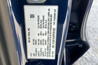 2023 Tesla Model 3 .