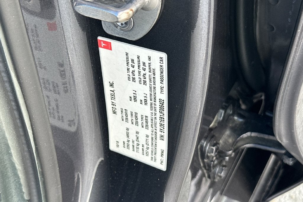 2018 Tesla Model 3 Long Range