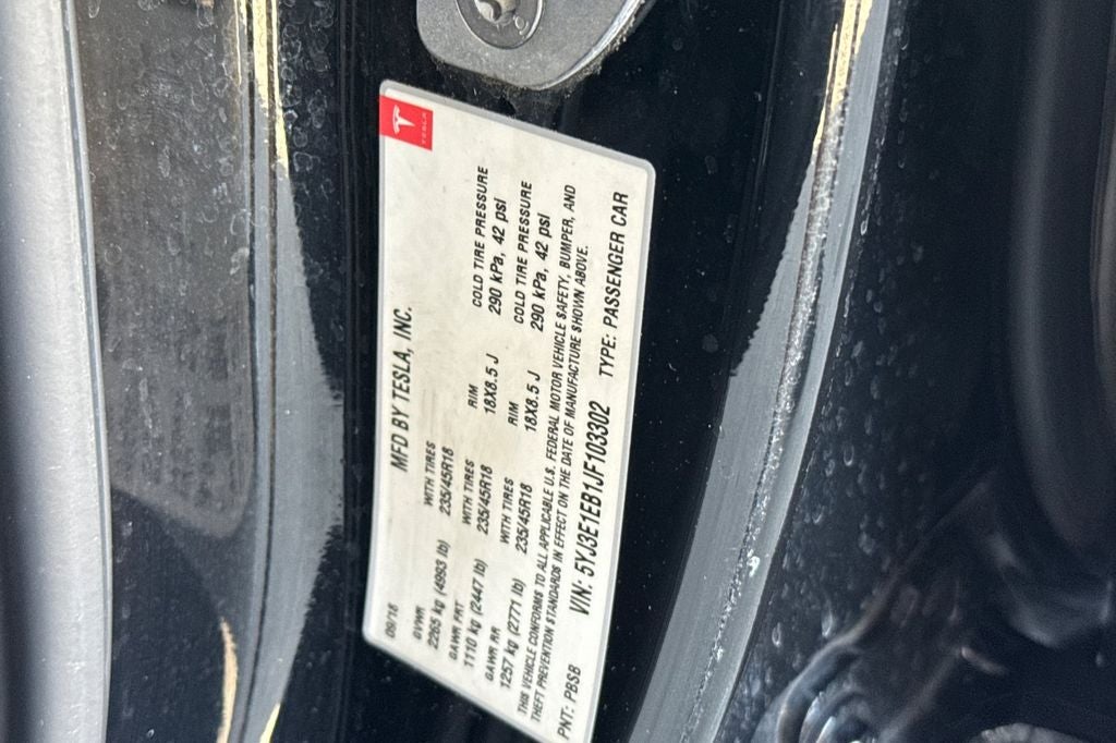 2018 Tesla Model 3 Long Range