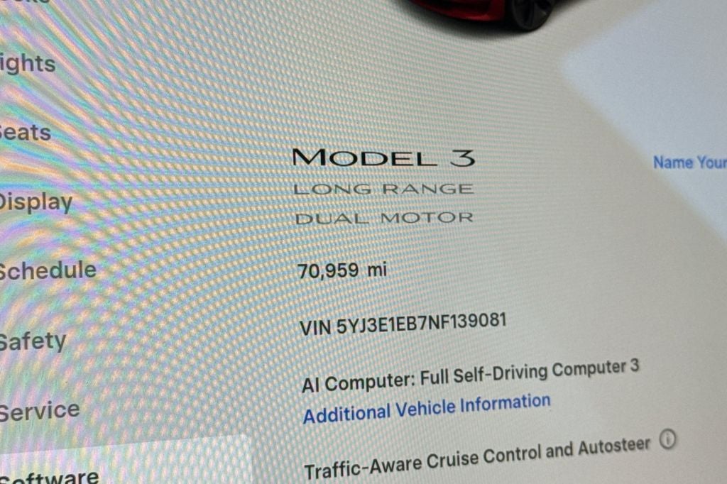 2022 Tesla Model 3 Long Range