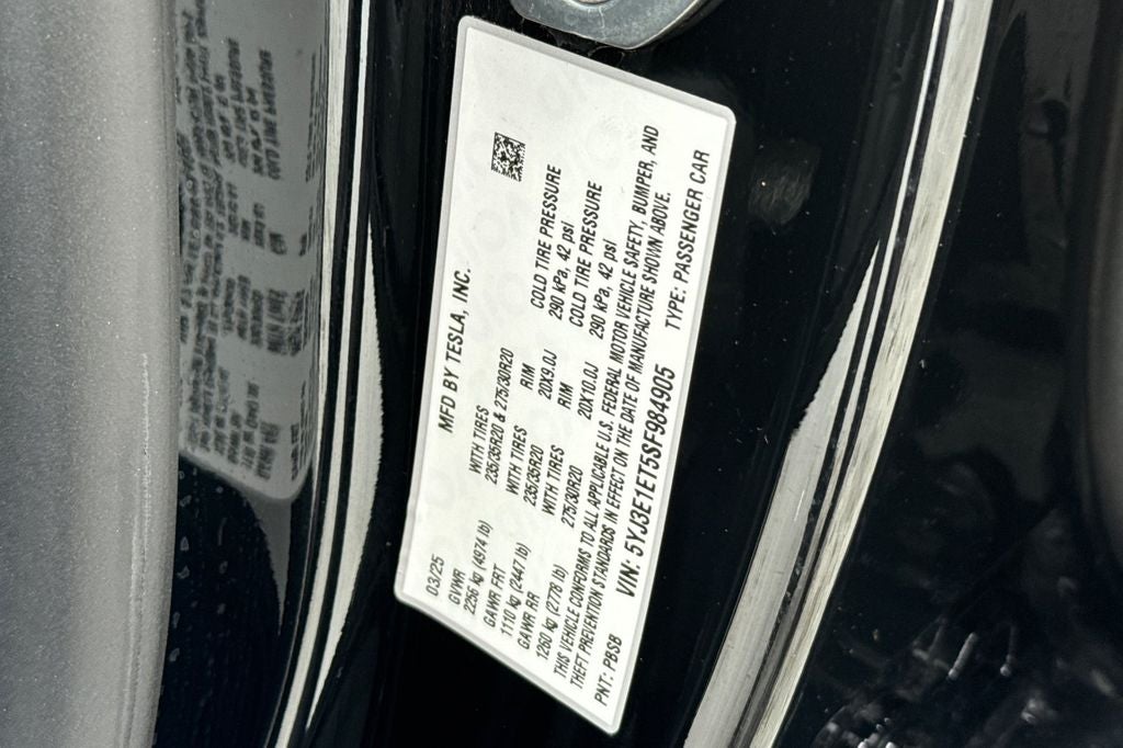 2025 Tesla Model 3 Performance