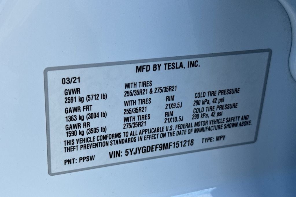 2021 Tesla Model Y Performance