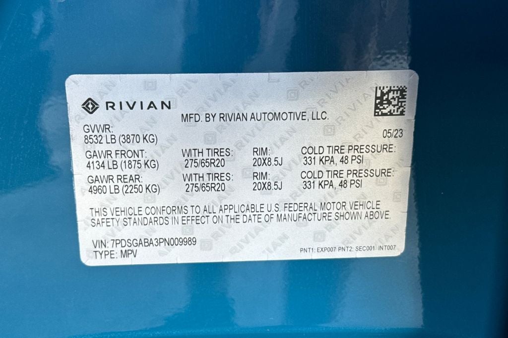 2023 Rivian R1S Adventure