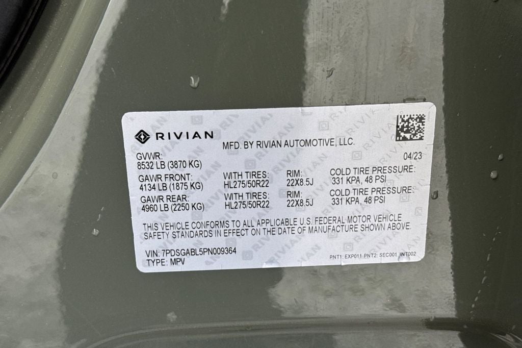 2023 Rivian R1S Launch Edition