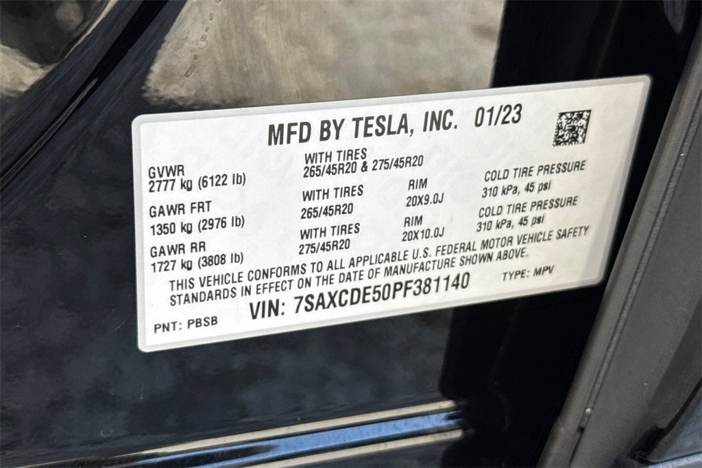 2023 Tesla Model X Standard Range