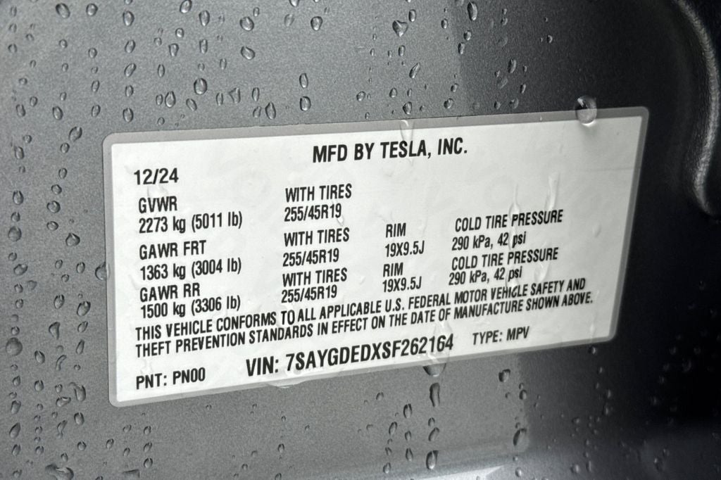 2025 Tesla Model Y Long Range