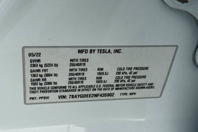 2022 Tesla Model Y Long Range