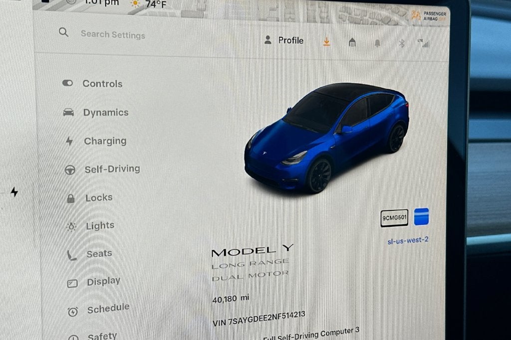 2022 Tesla Model Y Long Range