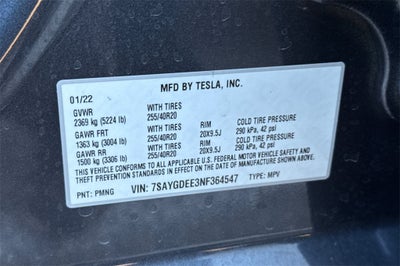 2022 Tesla Model Y Long Range