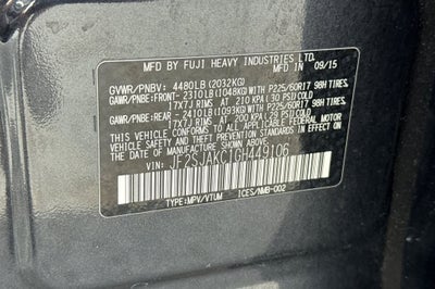 2016 Subaru Forester 2.5i Limited