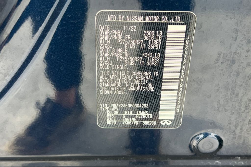 2023 INFINITI QX80 Premium Select