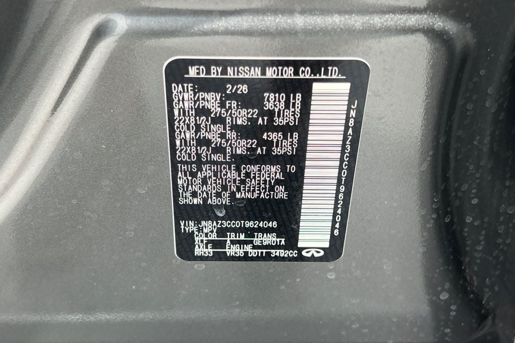 2026 INFINITI QX80 AUTOGRAPH