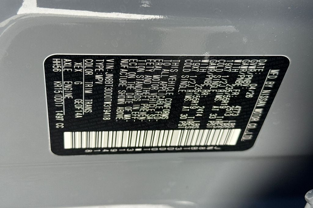 2026 Nissan Rogue Platinum