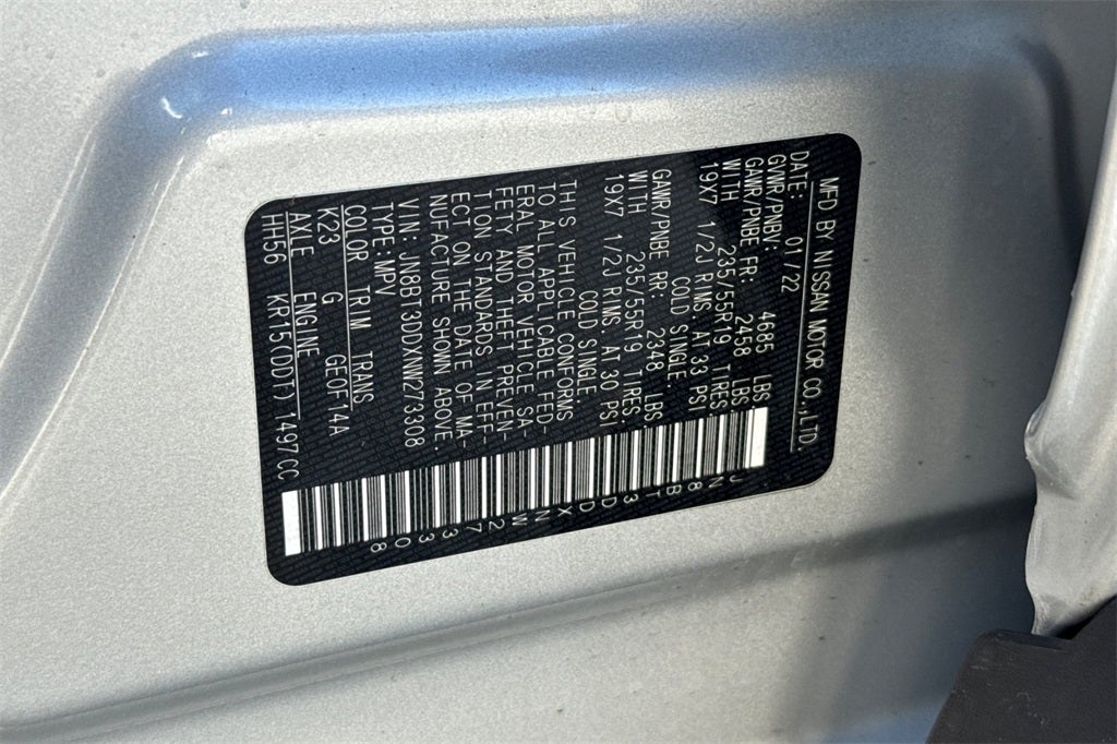 2022 Nissan Rogue Platinum