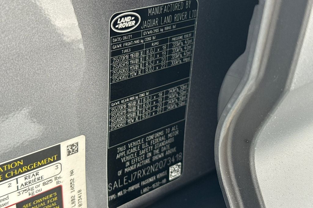 2022 Land Rover Defender 110 S