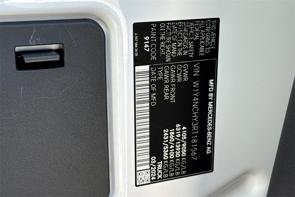 2024 Mercedes-Benz Sprinter 2500 Crew 170 WB High Roof